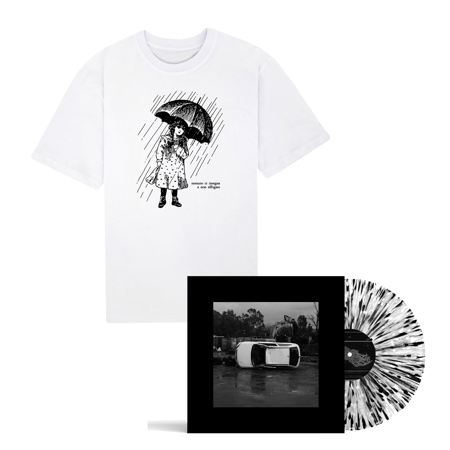DI TUTTE LE COSE CHE ABBIAMO PERSO E PERDEREMO - Vinile + AFFOGARE Tee Bundle Pre Ordine